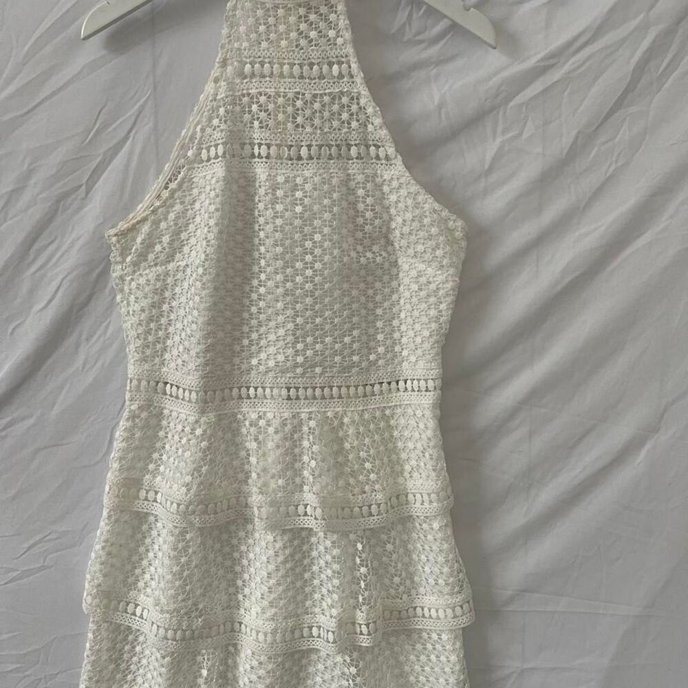 Prettylittlething Women's White and Cream Dress